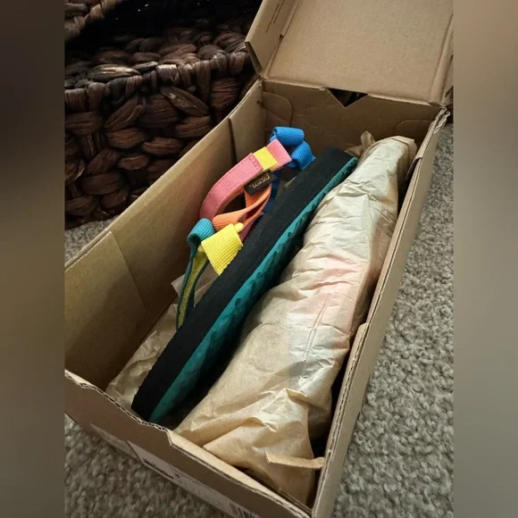 Teva Kids' Multicolor Strap Sandals - Picture 7 of 13